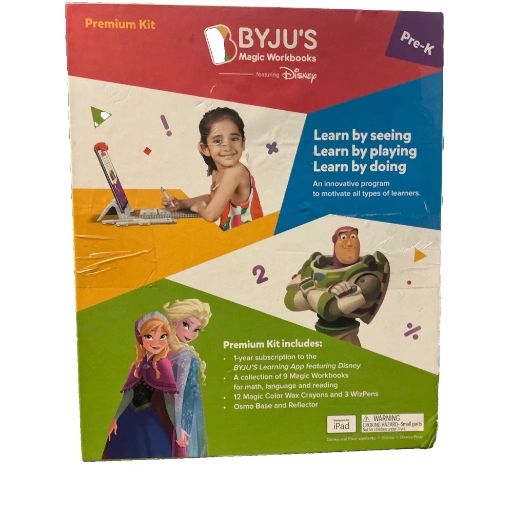 BYJU'S Magic Workbooks PreK Age 2-5 Premium KIT Disney Pixar Characters